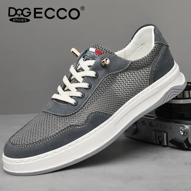DQGECCO爱步特伦男鞋时尚新款休闲鞋夏季透气网面鞋网布鞋板鞋男