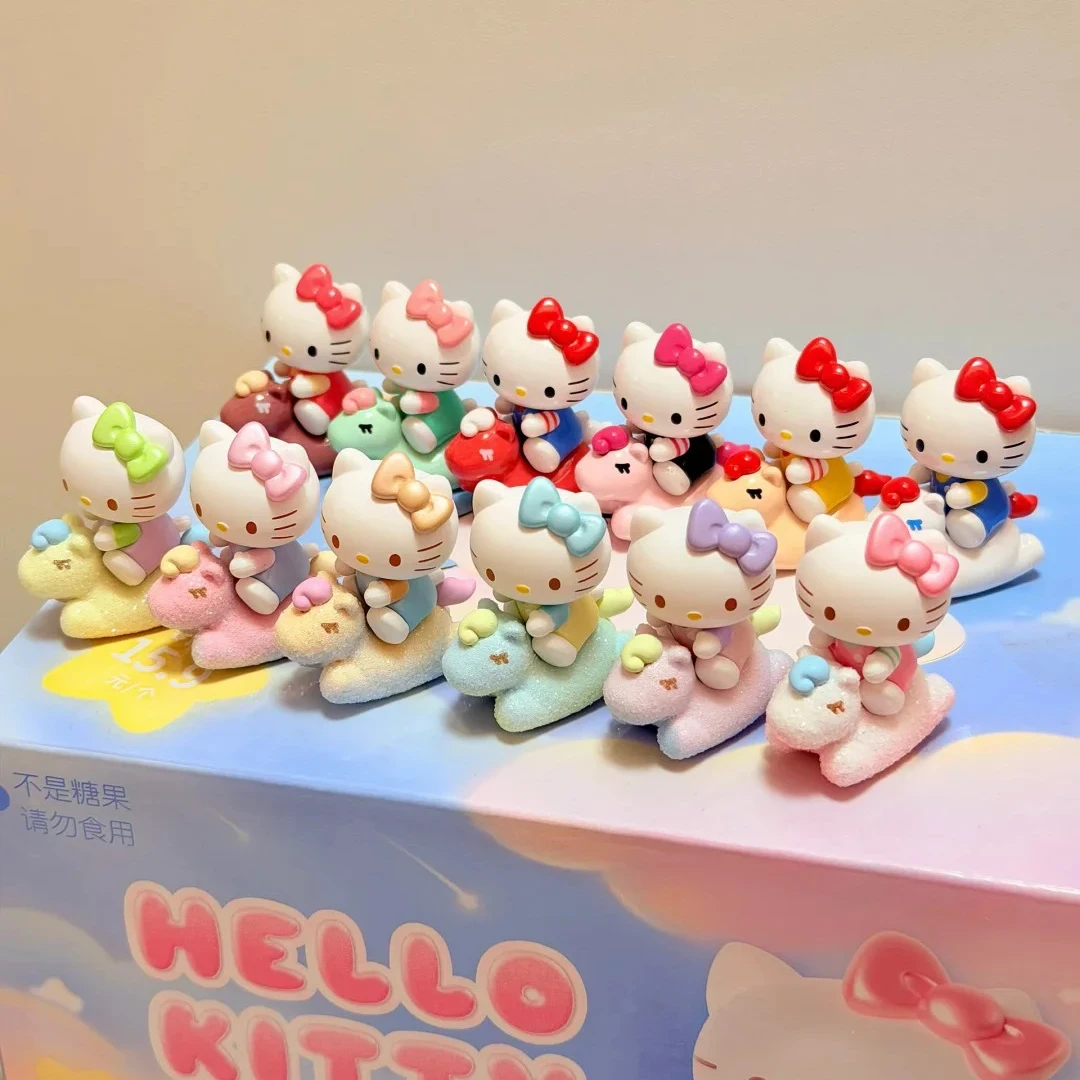 【拆盒】正版Hello Kitty童心小马萌趣豆系列盲盒潮玩可爱萌粒礼物