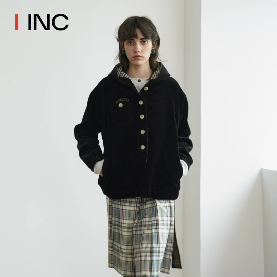 MARCHEN 夜莺卫衣 连帽夹克保暖外套女IINC假日系列