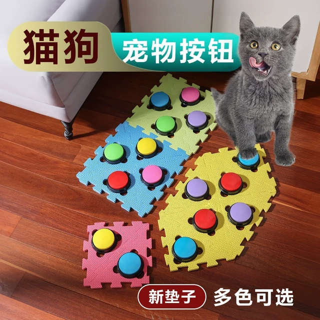 宠物录音交流按钮小号狗狗猫咪对话按键说吃饭语言训练翻译沟通器