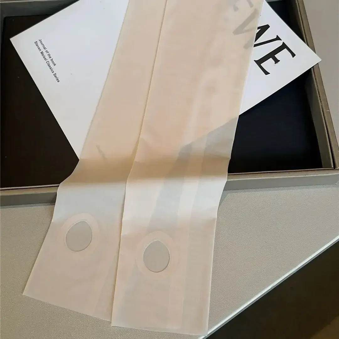 隐形冰皮半透明防晒冰袖女装饰冰丝弹力透气夏天薄款肤色袖套开车