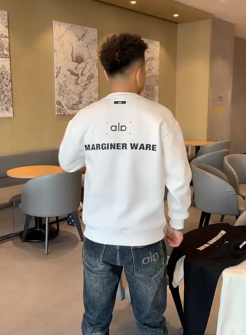 新款轻奢高街休闲男士字母印花卫衣爆款百搭潮流痞帅个性日常上衣