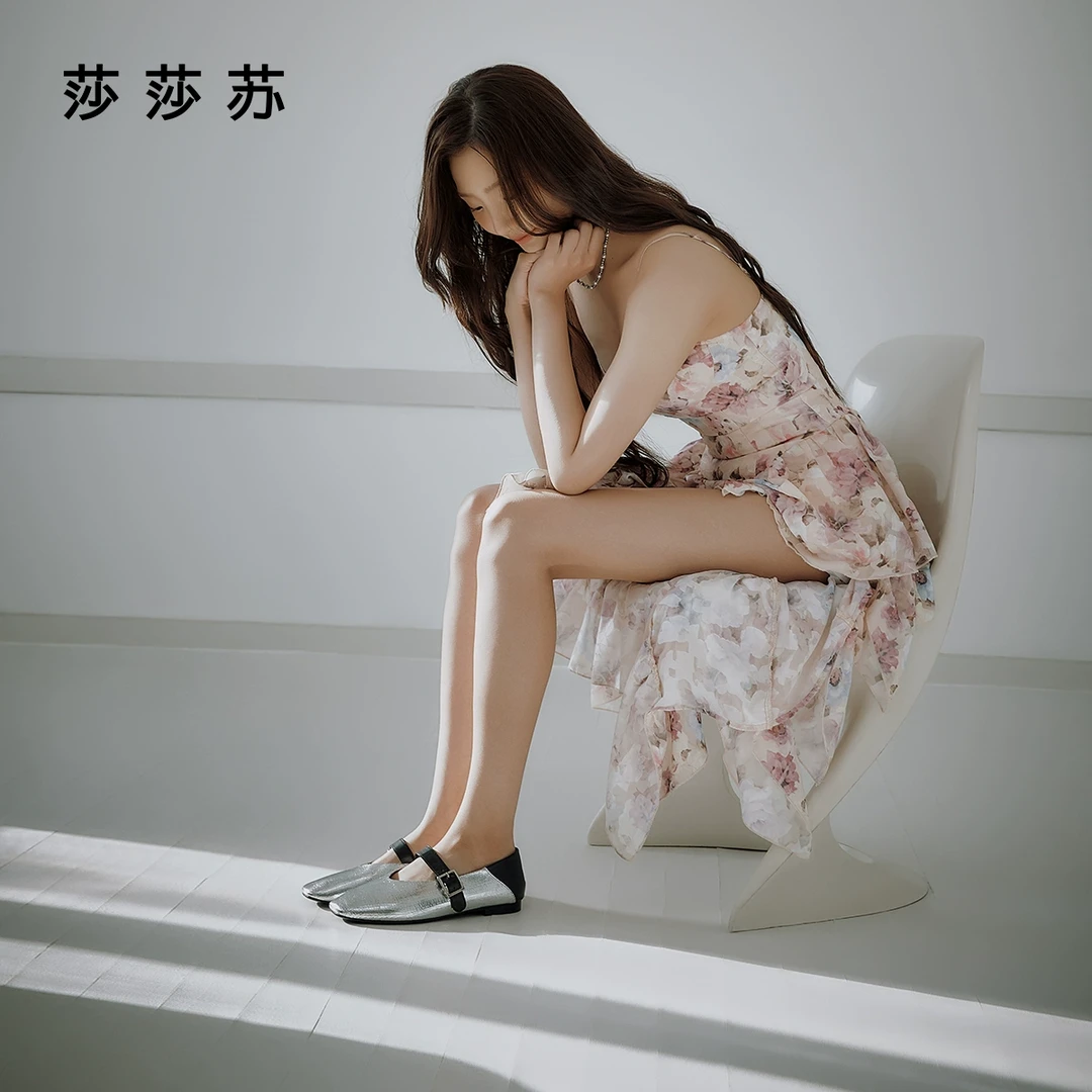 【许愿少女】莎莎苏2025新款两穿法式玛丽珍女鞋芭蕾单鞋ZA65305-40