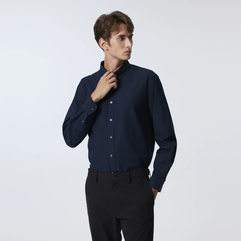 【牛津纺】SCOFIELD男装春季新款新疆棉衬衫全棉舒适衬衣