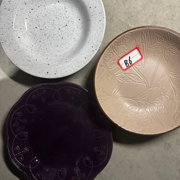 直播特惠八寸深盘三只装瑕疵