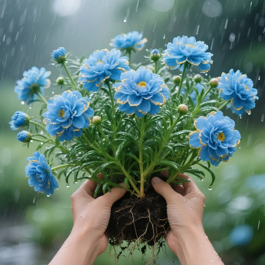 [带根发货]混色重瓣太阳花盆栽苗四季开花室内外耐寒耐热好养花卉
