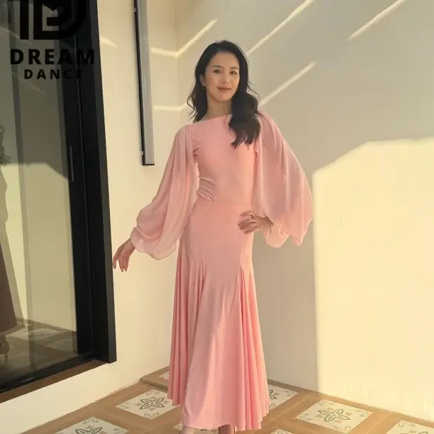 DM DANCEWEAR 高级定制 ｜欧若风复古基础重工半裙摩登舞半裙