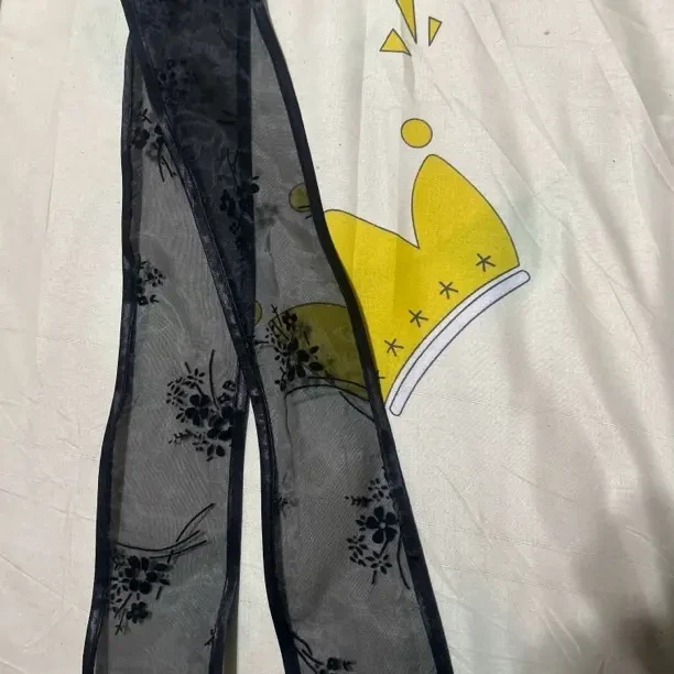 蕾丝材质韩版百搭细长丝巾春夏装饰领巾发带