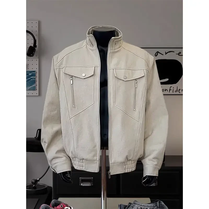 cleanfit座山蟒短款夹克棉服男秋冬蛇年限定美式潮牌痞帅工装外套