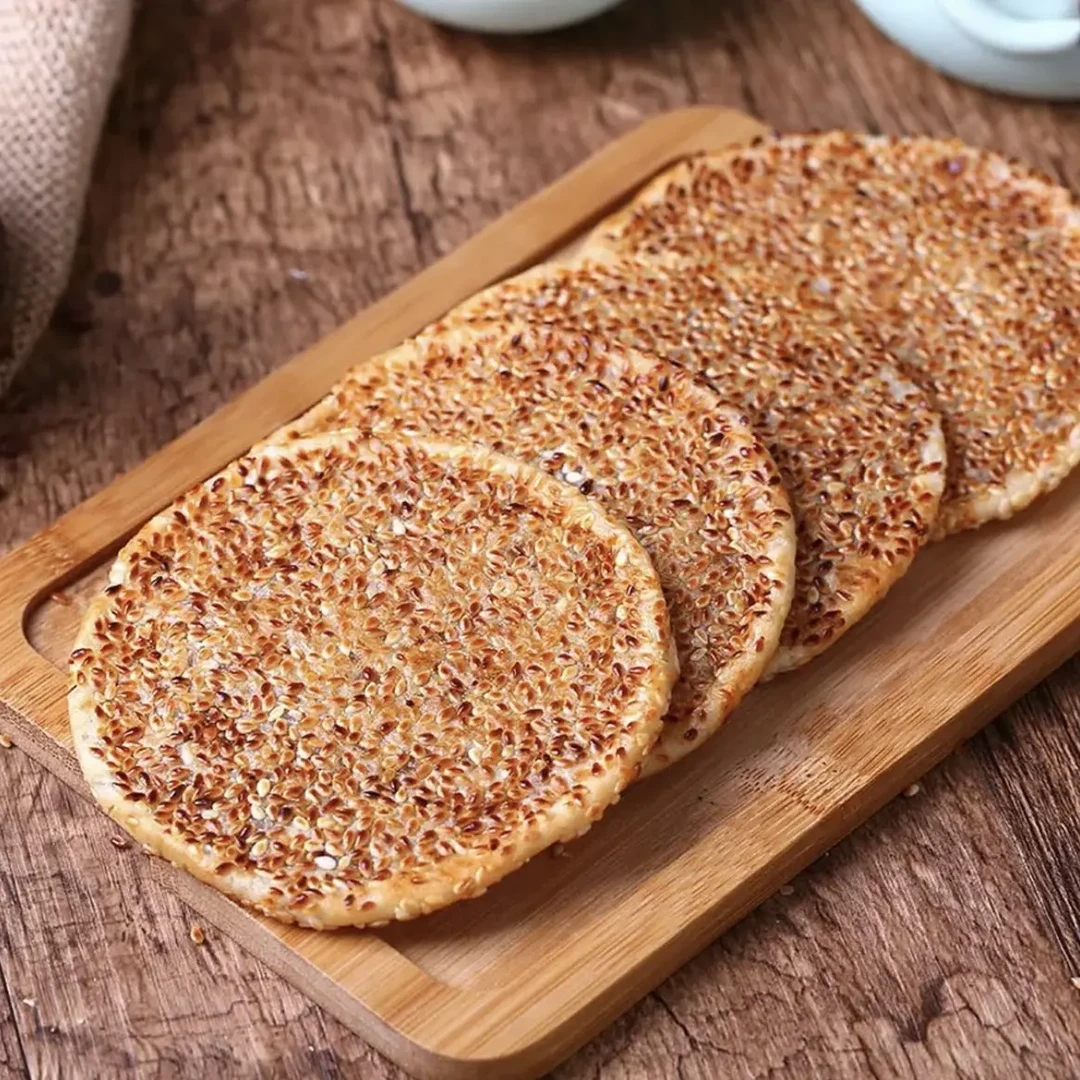重庆开州冰薄芝麻饼四川特产老式正宗冰糖麻饼中秋送礼传统小吃