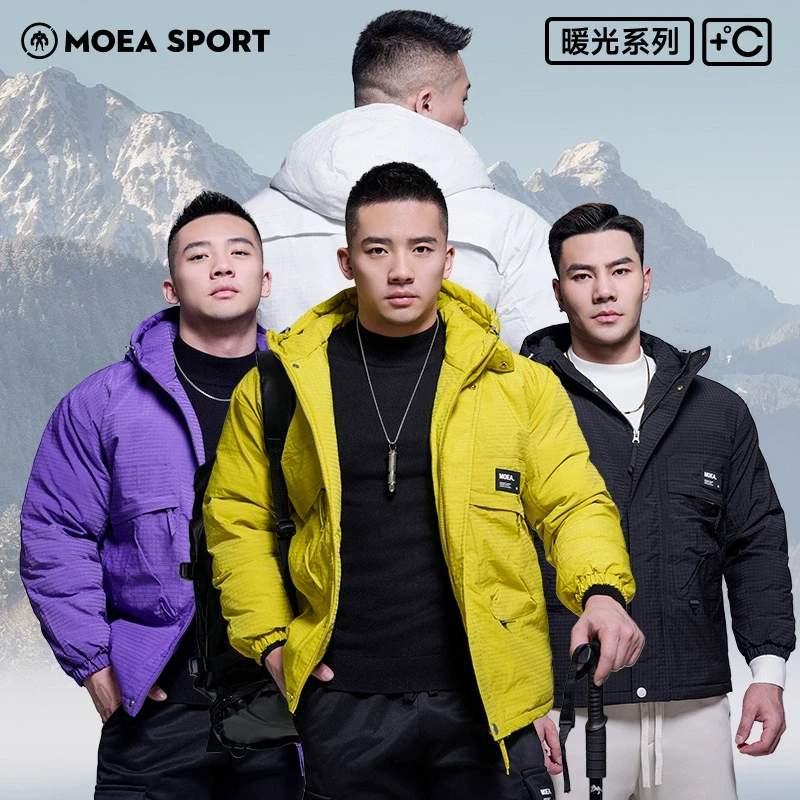 墨立方机能风工装棉服男冬季冲锋外套男生秋冬厚夹克夹棉加厚棉衣