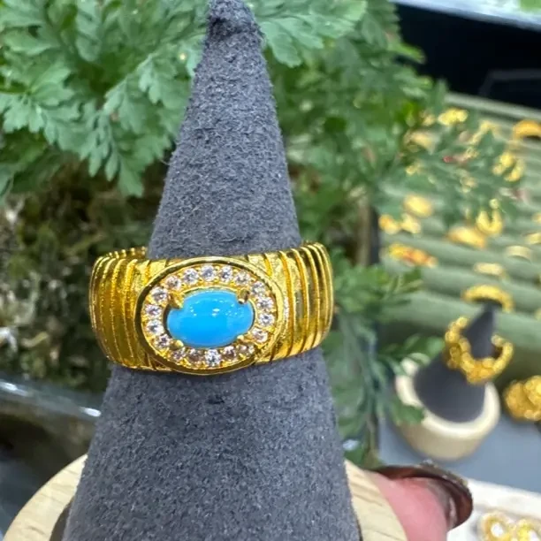 925银合成锆石戒指 铜合金戒指2025年新款女