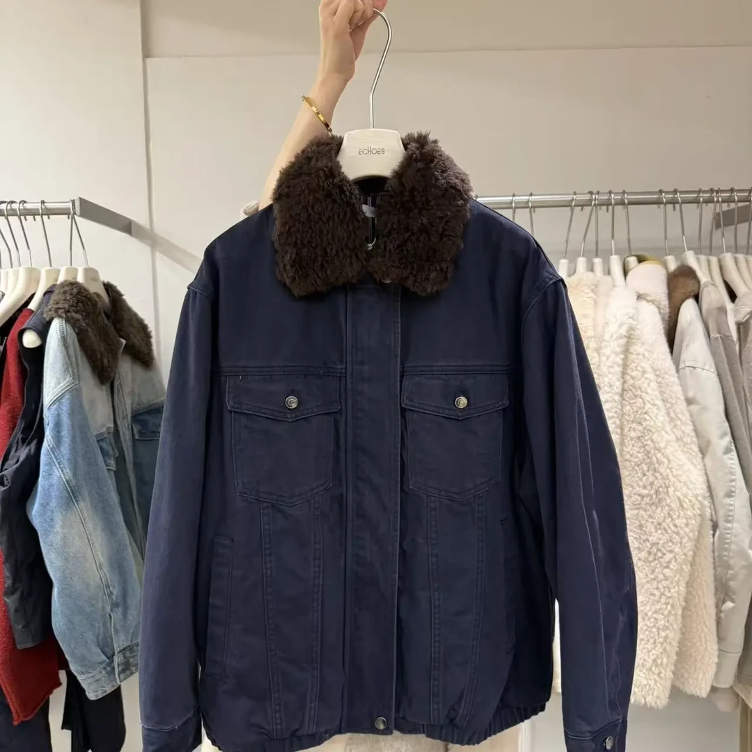 Echoes原浆丹宁洗水牛仔外套L003