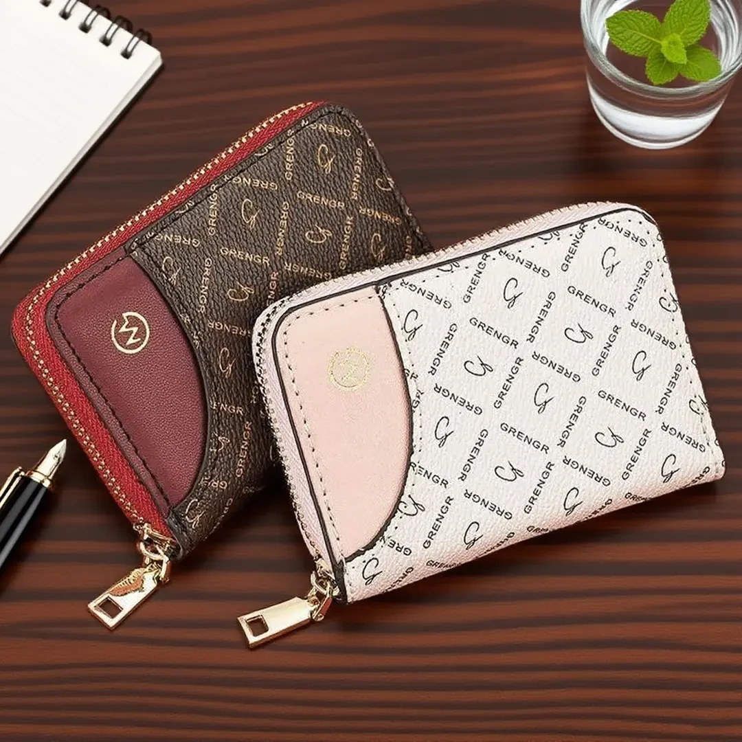 大容量卡包防消磁多卡位证件卡夹驾照小巧女卡套钱包防盗刷零钱包