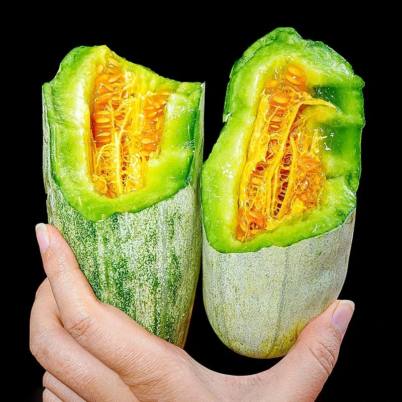 山东羊角蜜甜瓜新鲜水果3/5斤当季脆甜蜜瓜香瓜时令羊角脆整箱