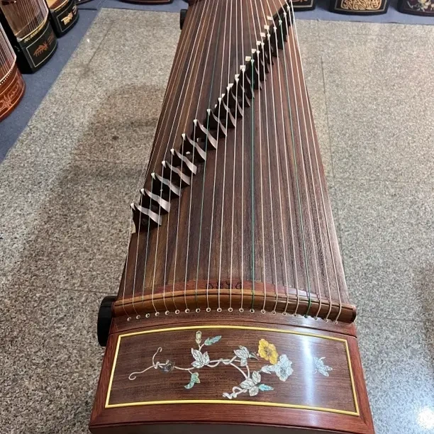 99新螺钿实木民族古筝乐器成人适用原6300月牙05处理