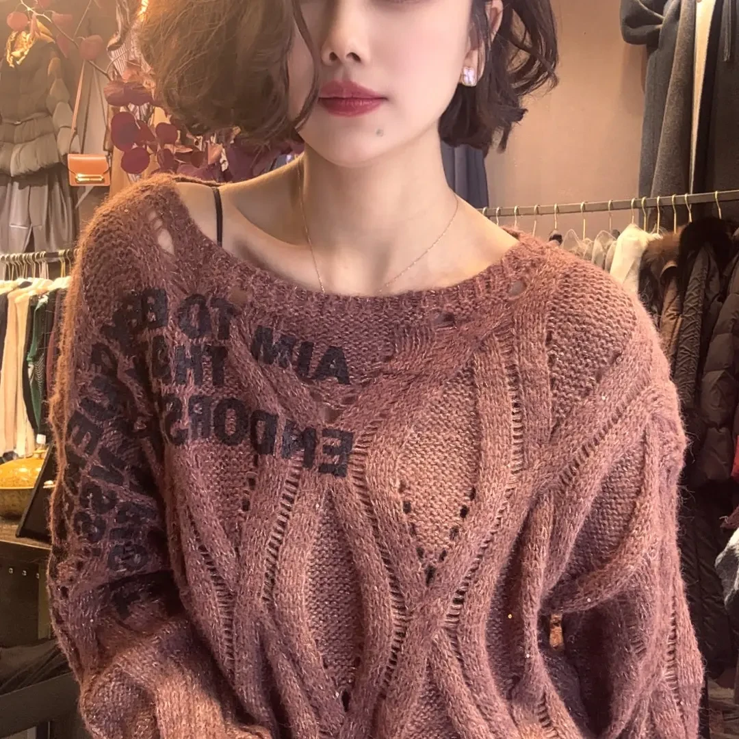 秋冬新款宽松高级感慵懒风上衣