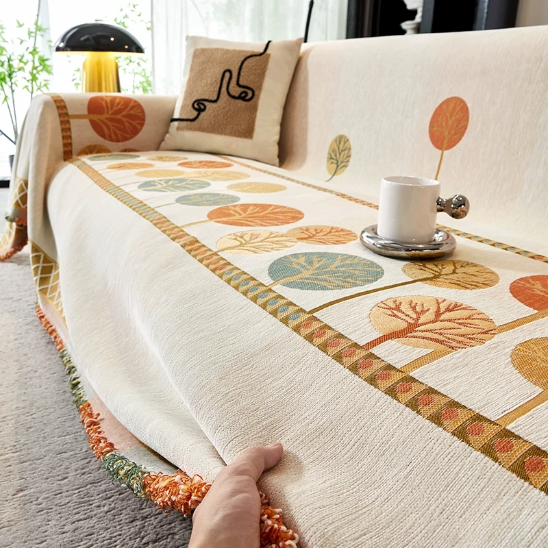 【洗衣ye一包】2025新款森系沙发盖布四季防滑套罩一片式沙发巾in