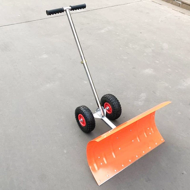 推雪铲大号雪铲清雪除雪工具轮式推雪板铲雪神器多功能雪车推雪锹