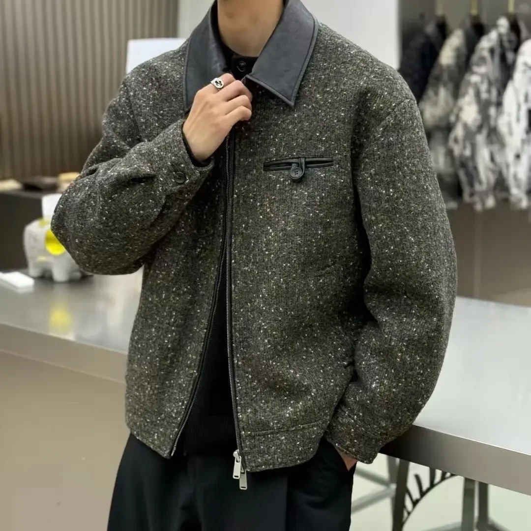 冬季男士小香风宽松潮流休闲羽绒夹克外套