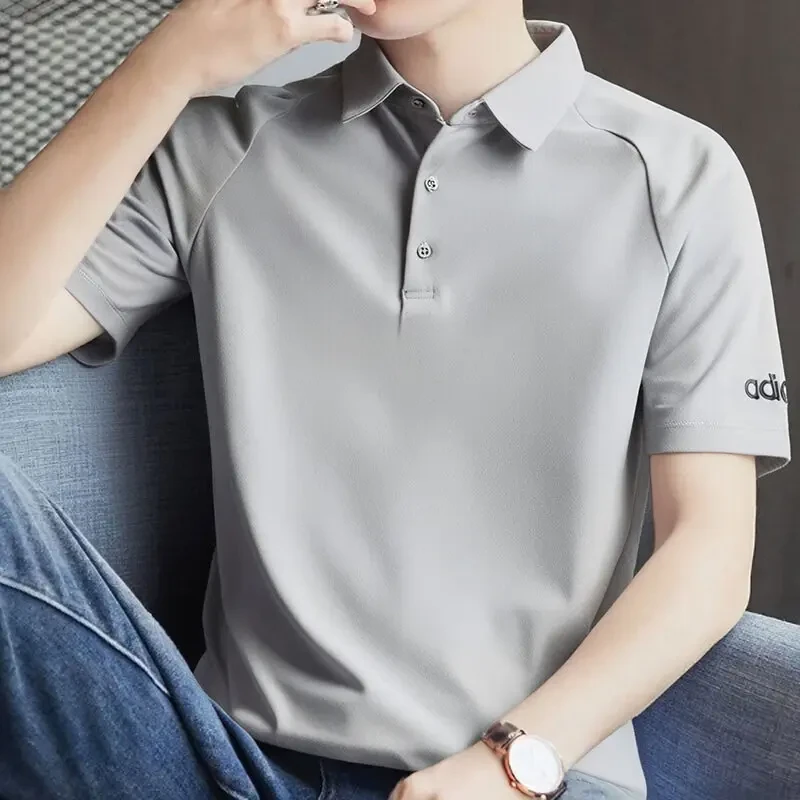 adidas/阿迪达斯短袖T恤男夏日穿搭休闲翻领商务POLO衫 KB5977