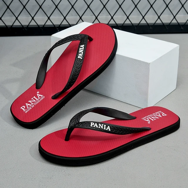 PANIA泰国天然橡胶人字拖鞋男夏季休闲越南乳胶户外防滑