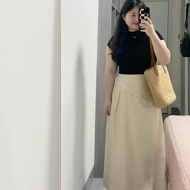 裙子女夏天2025新款穿搭套装t恤半身裙夏装搭配一整套时尚两件套