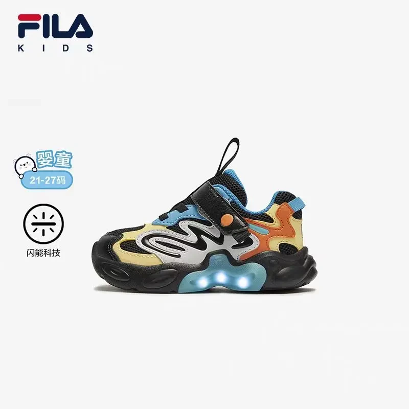 FILA斐乐儿童【琥珀鞋】春夏男女婴童透气舒适运动魔术贴K13B521604