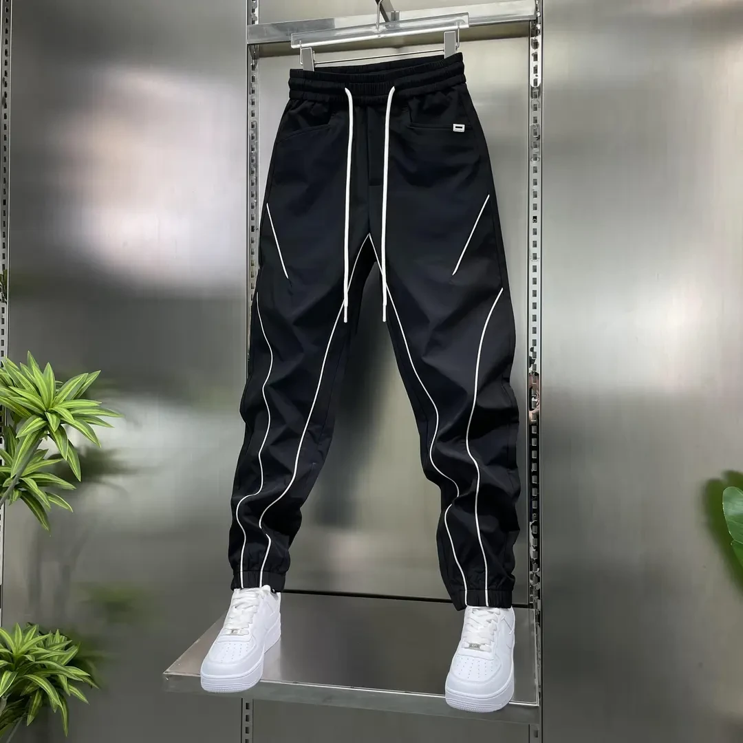 2025春夏款运动休闲时尚户外百搭潮流舒适宽松潮牌高档弹力冲锋裤