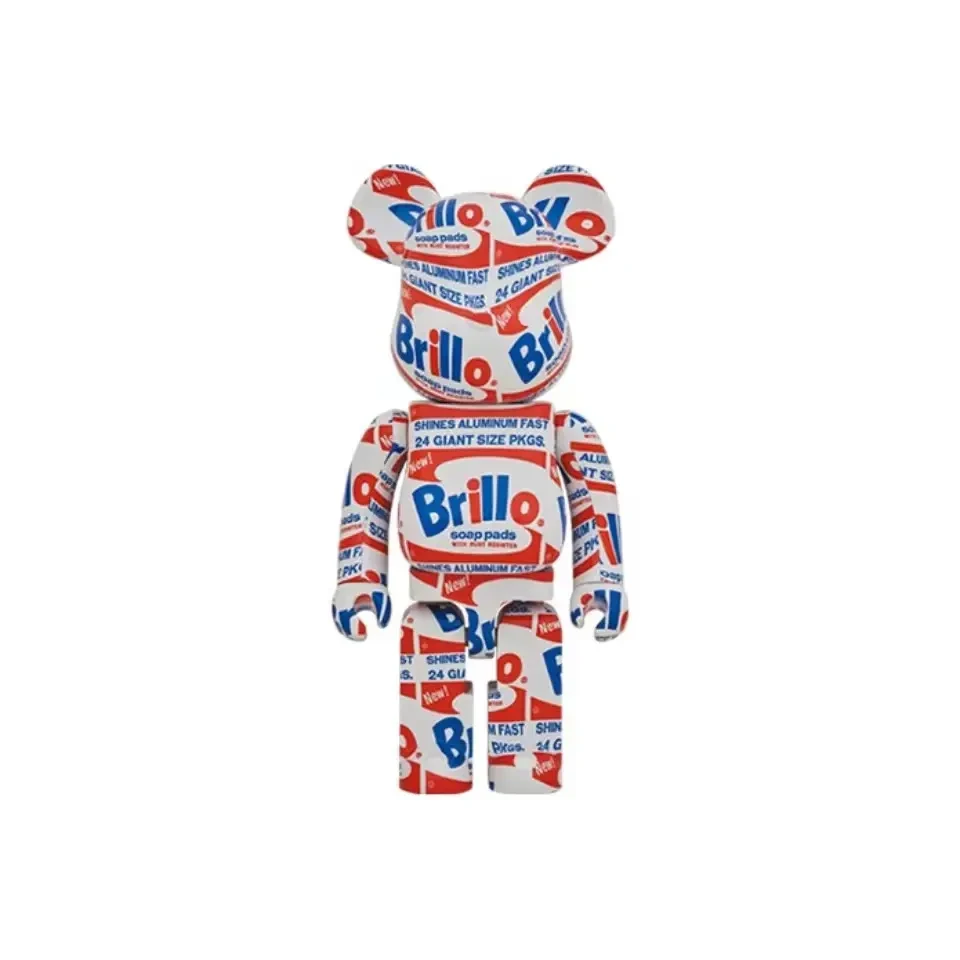 【小白】bearbrick积木熊 安迪沃霍尔 brillo盒子 400%
