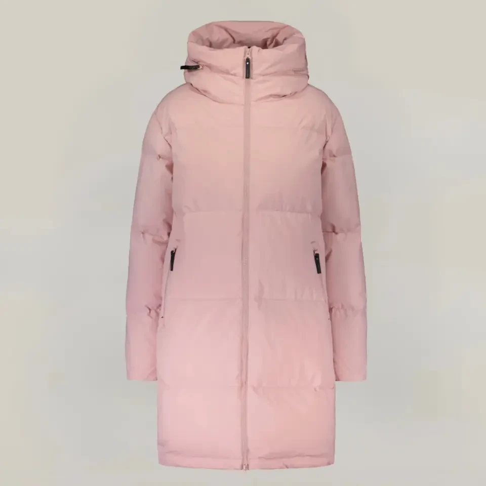 【时尚羽绒】中长款加厚白鹅绒石墨烯秋冬女士保暖外套