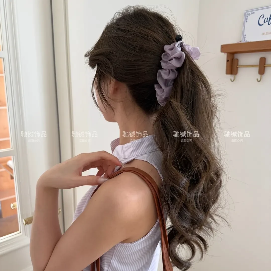 温柔抓夹～设计师款显发量香蕉夹气质高级感后脑勺发夹简约高马尾