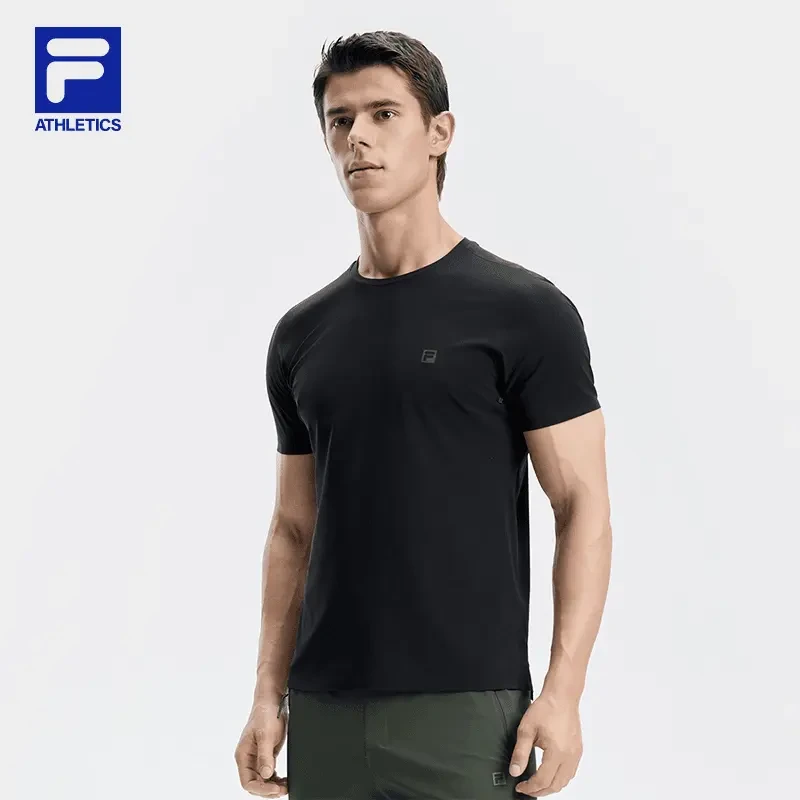 Fila/斐乐【AP男款】男款速干简约凉感透气休闲百搭短袖A11M431127F