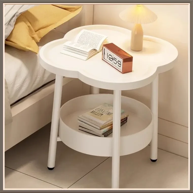 加厚四叶草边几卧室简约可移动小茶几厨房置物架多功能家用桌子