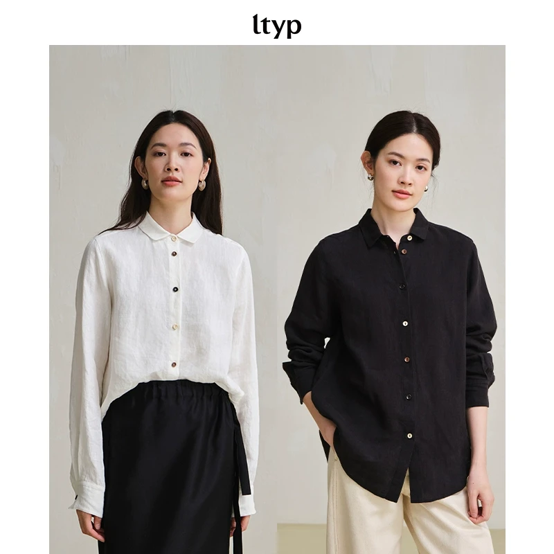 ltyp 2.2 品牌经典亚麻「十年」文艺衬衫Z103251171