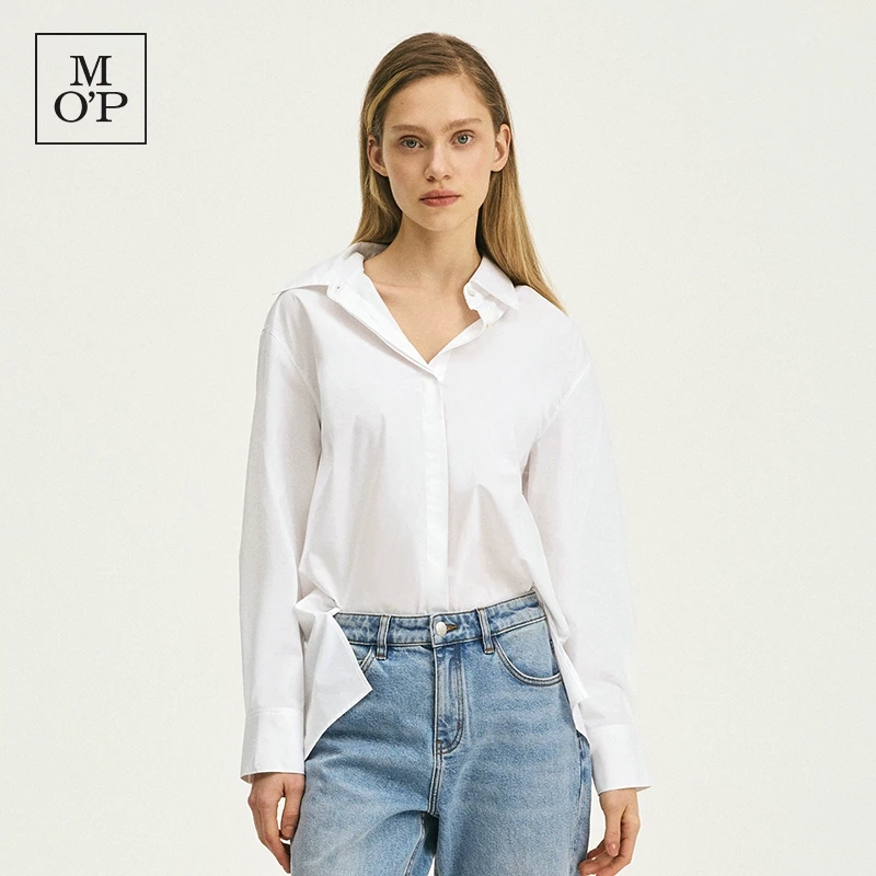 【羊羊专属】Marc O'Polo翻领纯风衣式长袖衬衫