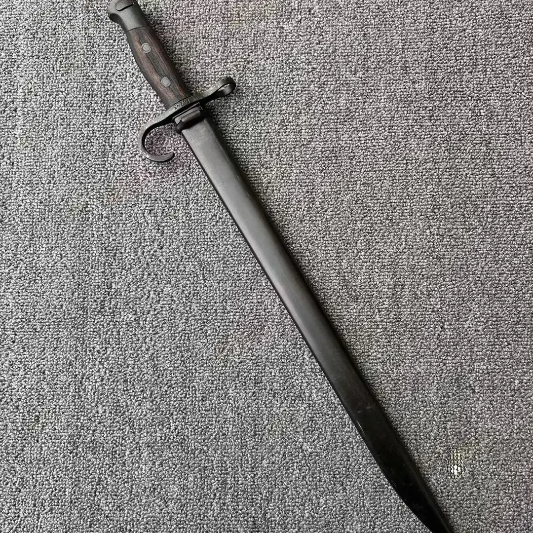 晚期烤蓝三八刀未开刃适合收藏把玩