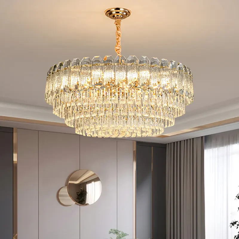 轻奢水晶吊灯法式客厅灯现代简约设计师大气奢华卧室灯饰2025新款