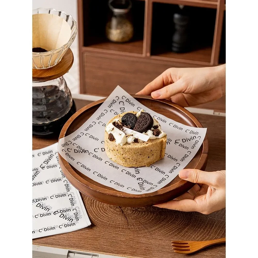 法文吸油纸防油纸蛋糕垫纸ins风隔油硅油纸面包纸烘焙包装硅油纸