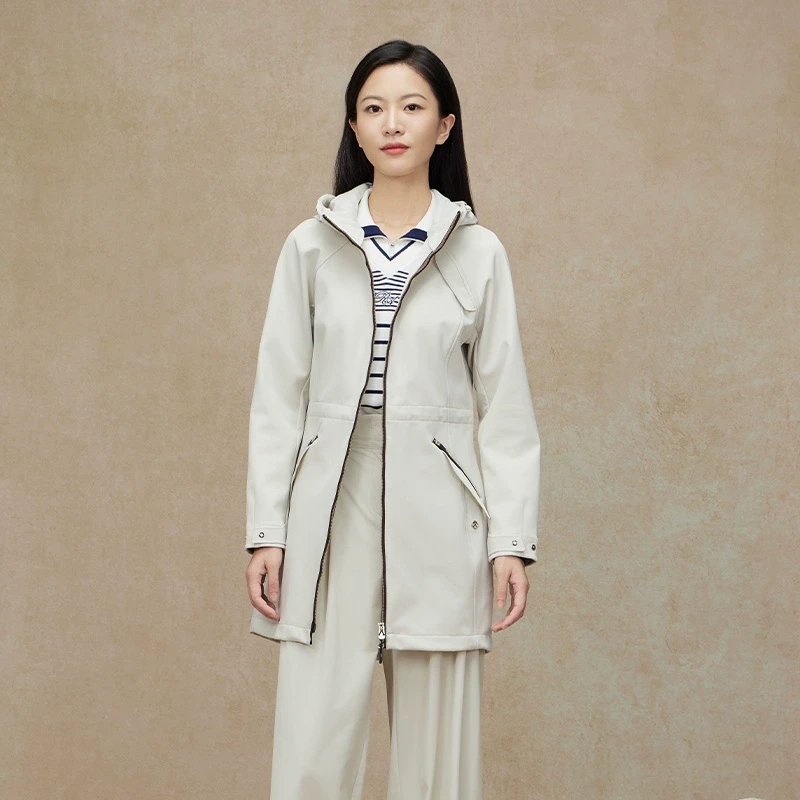 加绒RAPIDO雳霹道秋冬防风款女士R系列中长夹克休闲外套CP4939U05