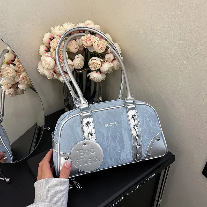 包包女2025新款腋下包长肩带单肩包休闲百搭手提包时尚斜挎包2615