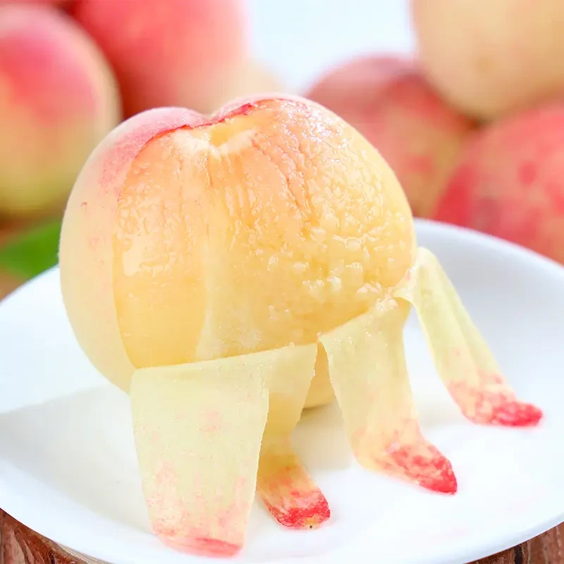 无锡白凤水蜜桃12粒礼盒装当季新鲜现摘大果多汁孕妇水果整箱桃子