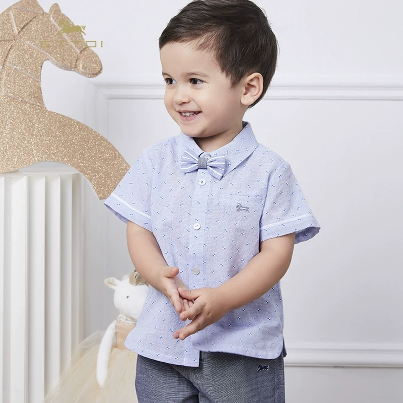 ETTOI爱多娃宝宝童装春夏款儿童套装男童休闲两件套