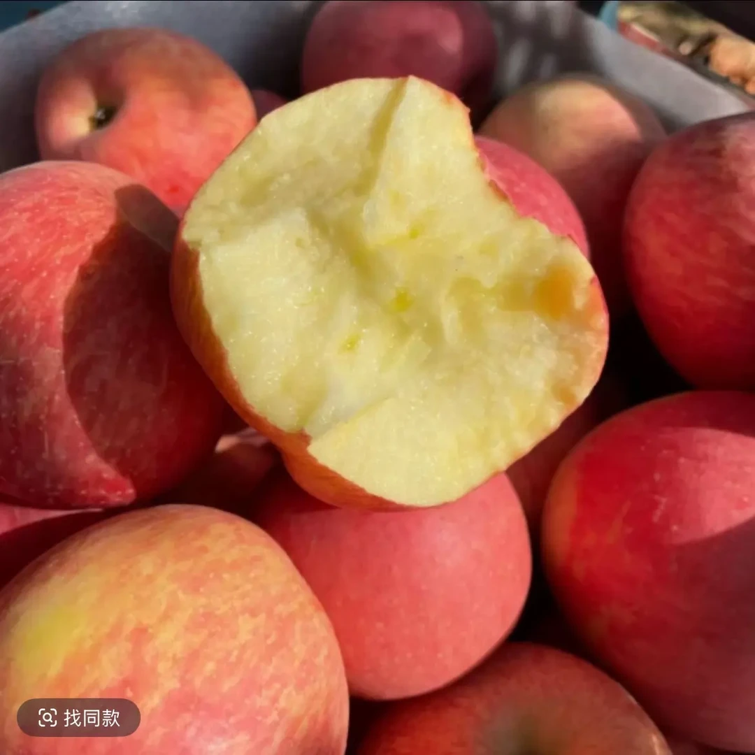 陕西白水苹果脆甜多汁新鲜