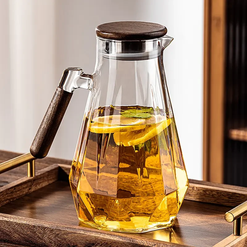 大容量玻璃水壶茶壶耐高温高硼硅电陶炉烧水壶明火泡茶杯家用茶具