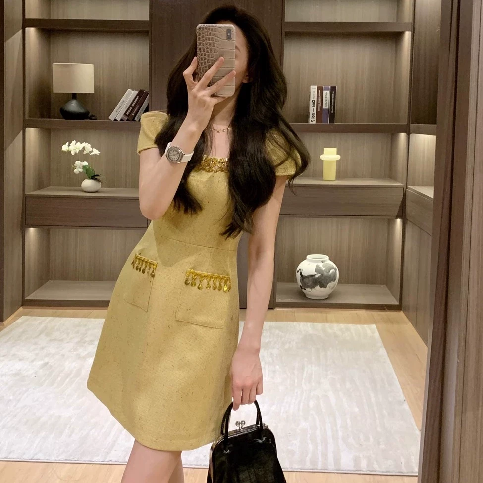 气质爆款高级小一整件女装码香风2025设计子感穿搭新款