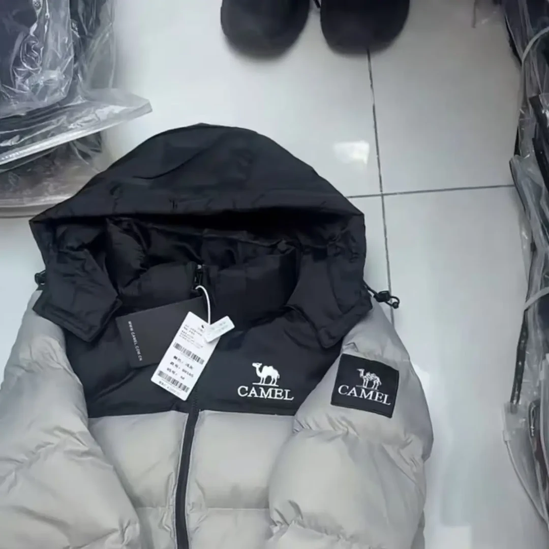 拒水绒户外防风连帽保暖男女款加厚冬季面包服