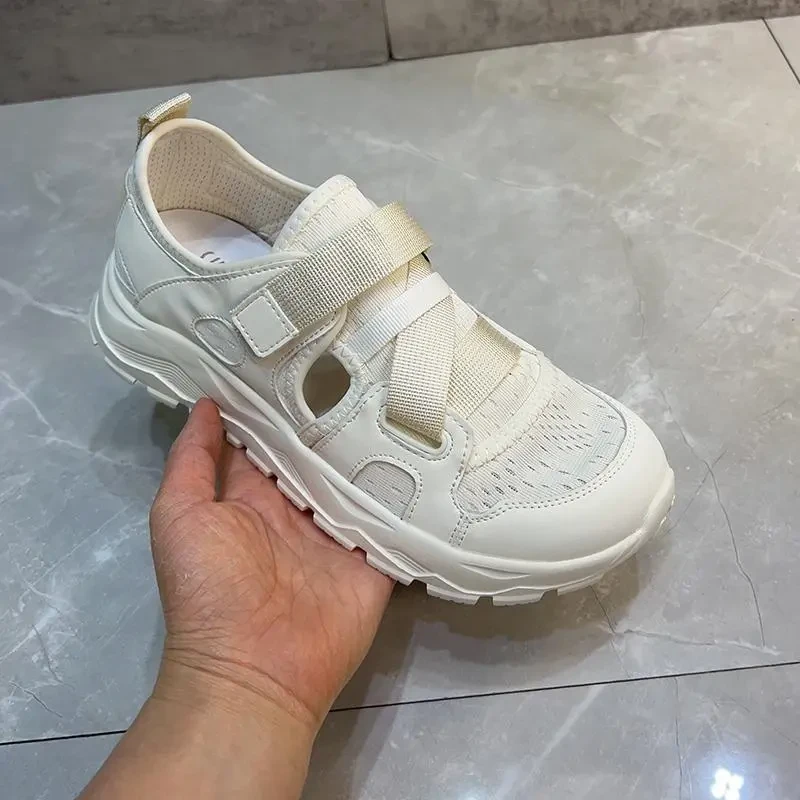 显脚小~运动鞋女2025新款跑步减震轻便女鞋百搭丑萌鞋休闲小白鞋