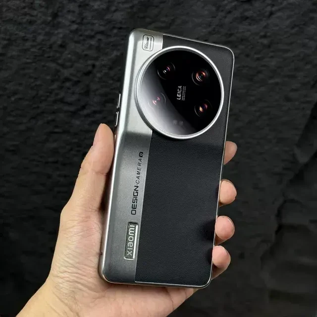 适用小米13Ultra素皮电镀双拼手机壳14Ultra商务男防摔相机设计