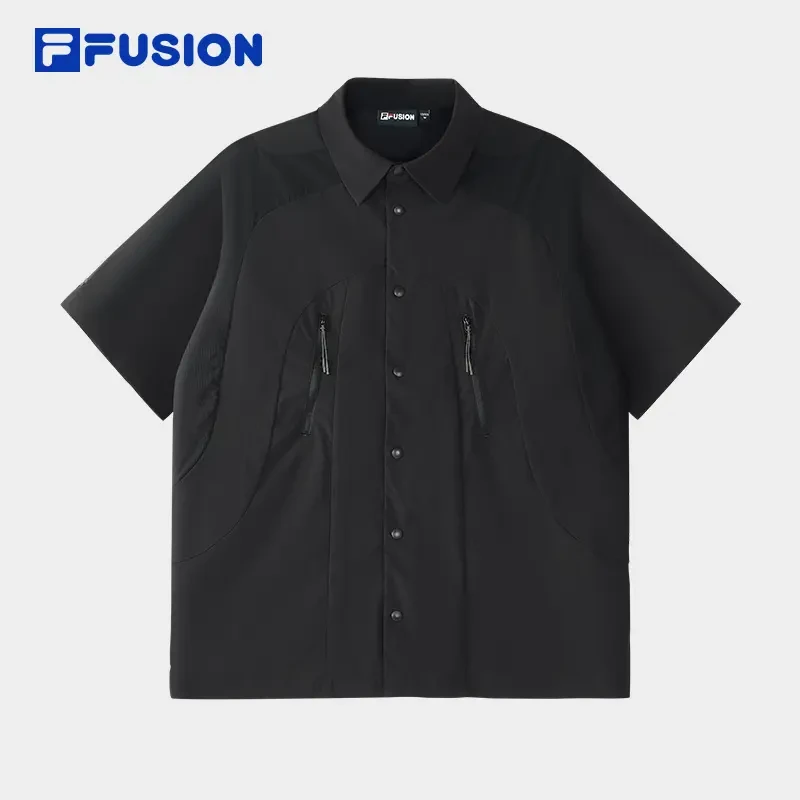 Fila/斐乐正品男款夏季休闲百搭潮流户外运动衬衫上衣T11M521402F